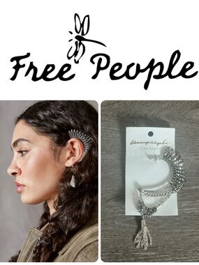 🪶 NWT FREE PEOPLE Birds Of A Feather Cocktail Earring 🪶